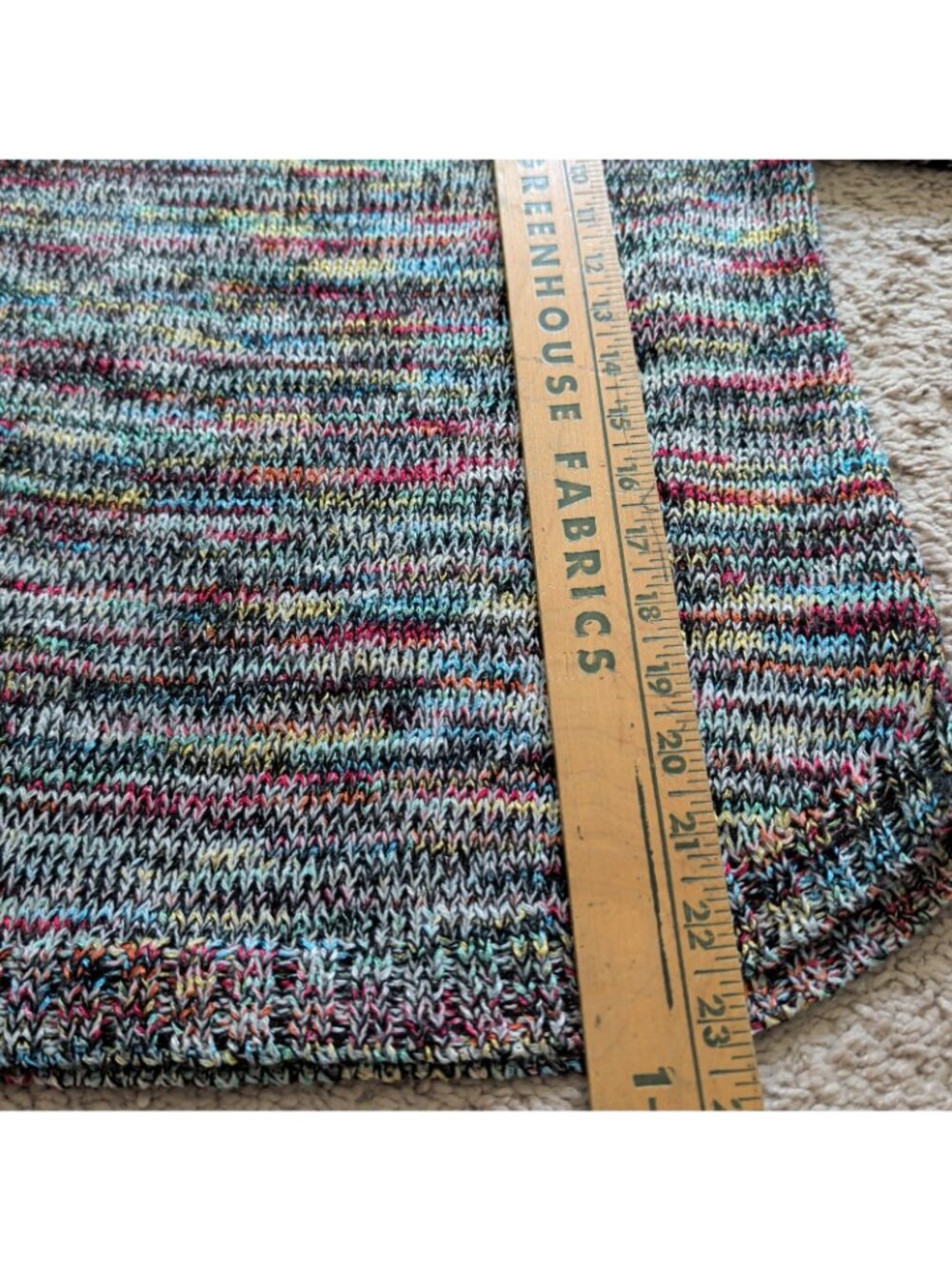 Kim Rogers Petite Multicolored Swester 3/4 Sleeve Size PM Lightweight -48lp - Picture 8 of 10